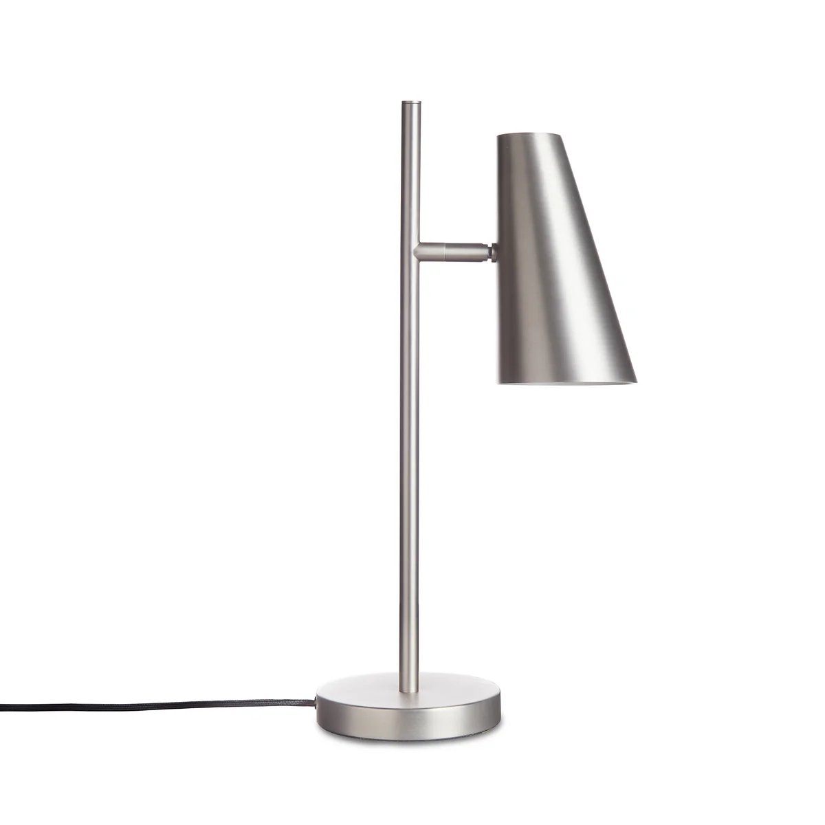 Woud - Cono Lampe de table, satin plated metal Woud - Cono Lampe de table, satin plated metal