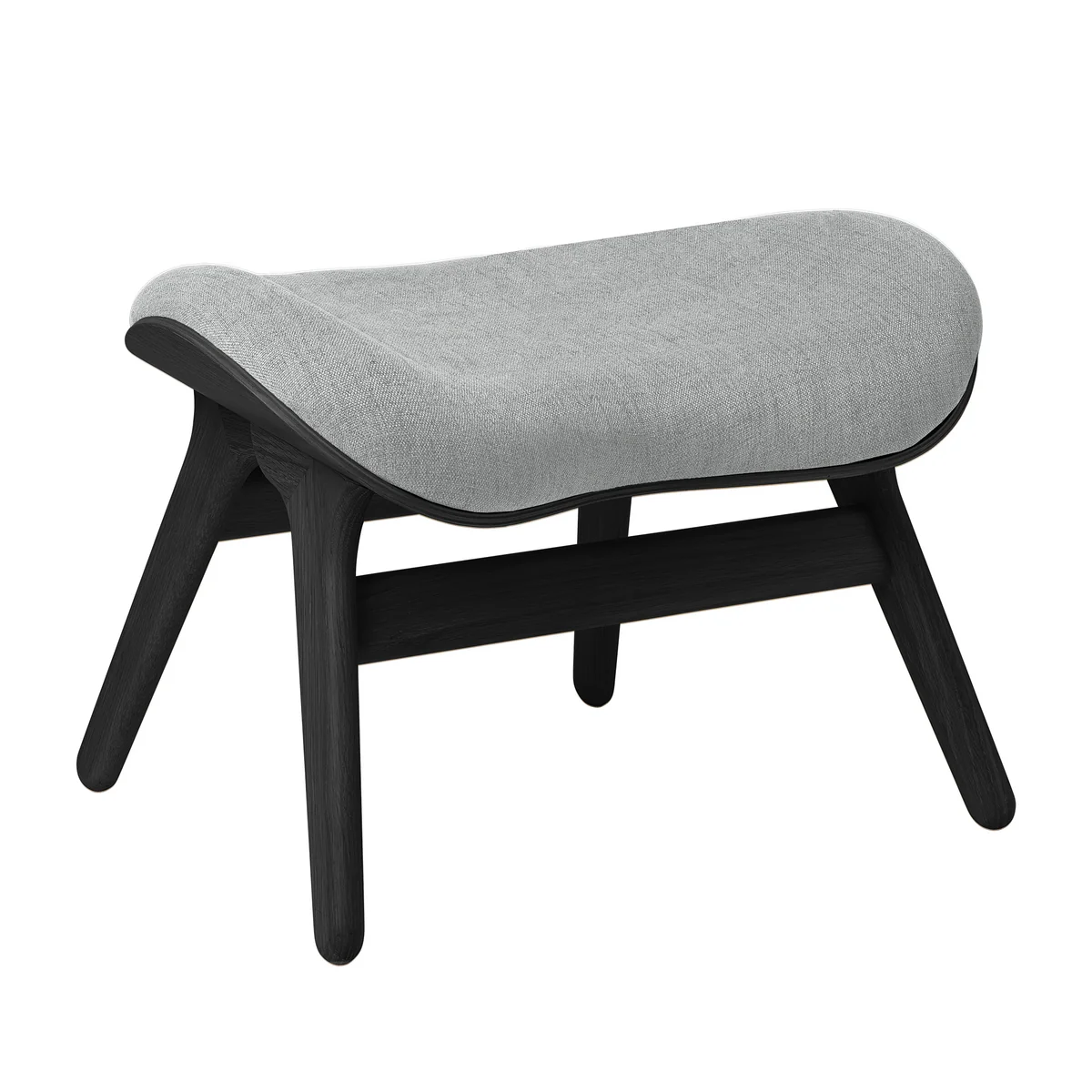 UMAGE - A Conversation Piece Ottoman, chêne noir / sterling UMAGE - A Conversation Piece Ottoman, chêne noir / sterling