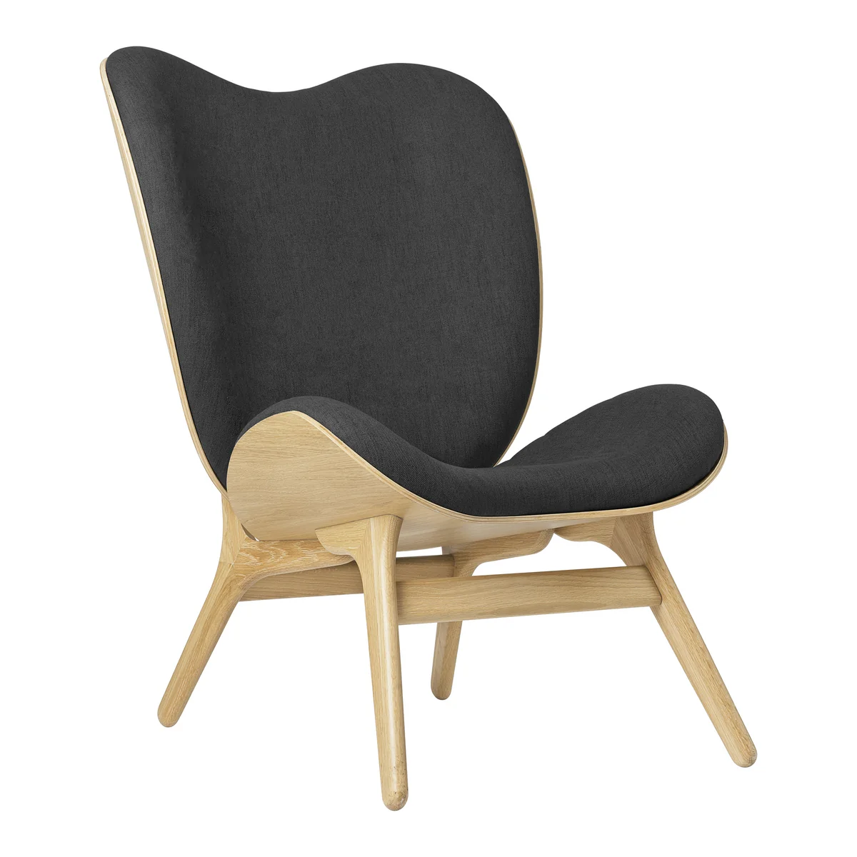UMAGE - A Conversation Piece Tall Fauteuil, chêne naturel / shadow UMAGE - A Conversation Piece Tall Fauteuil, chêne naturel / shadow