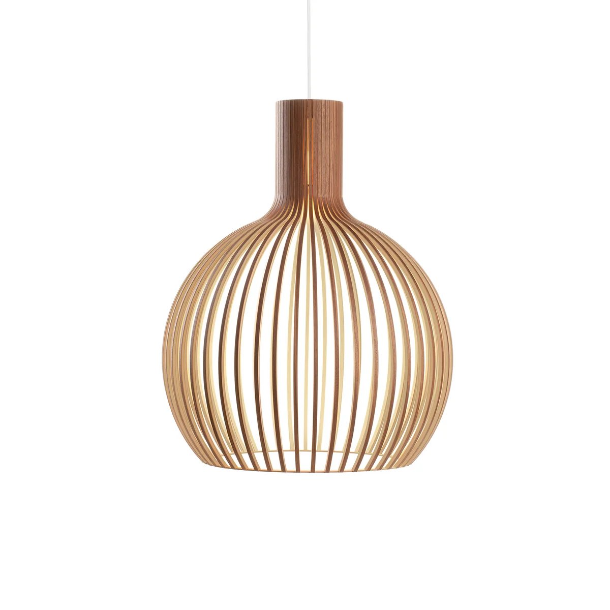 Secto - Octo small 4241 suspension, ø 45 x h 55 cm, noyer Secto - Octo small 4241 suspension, ø 45 x h 55 cm, noyer