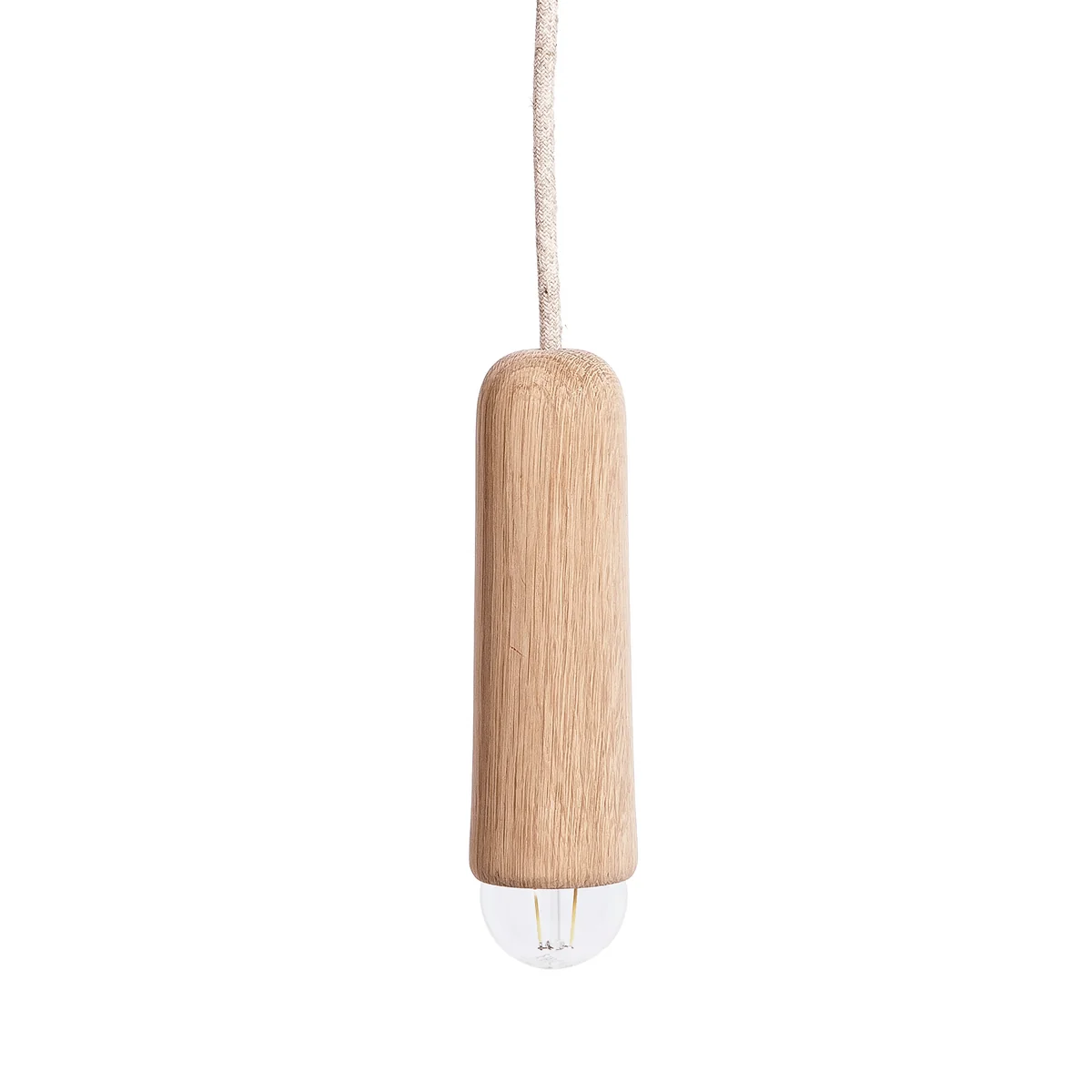 Hartô - Luce Suspension small long, chêne naturel Hartô - Luce Suspension small long, chêne naturel