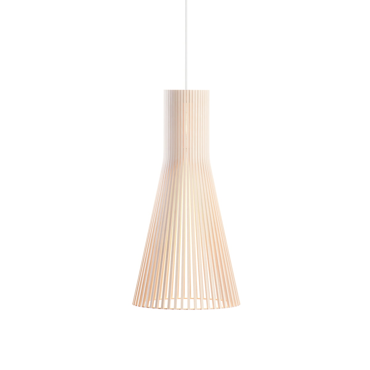 Luminaire suspendu Secto 4201 Ø 25 x H 45 cm de Secto de Secto en bois de bouleau