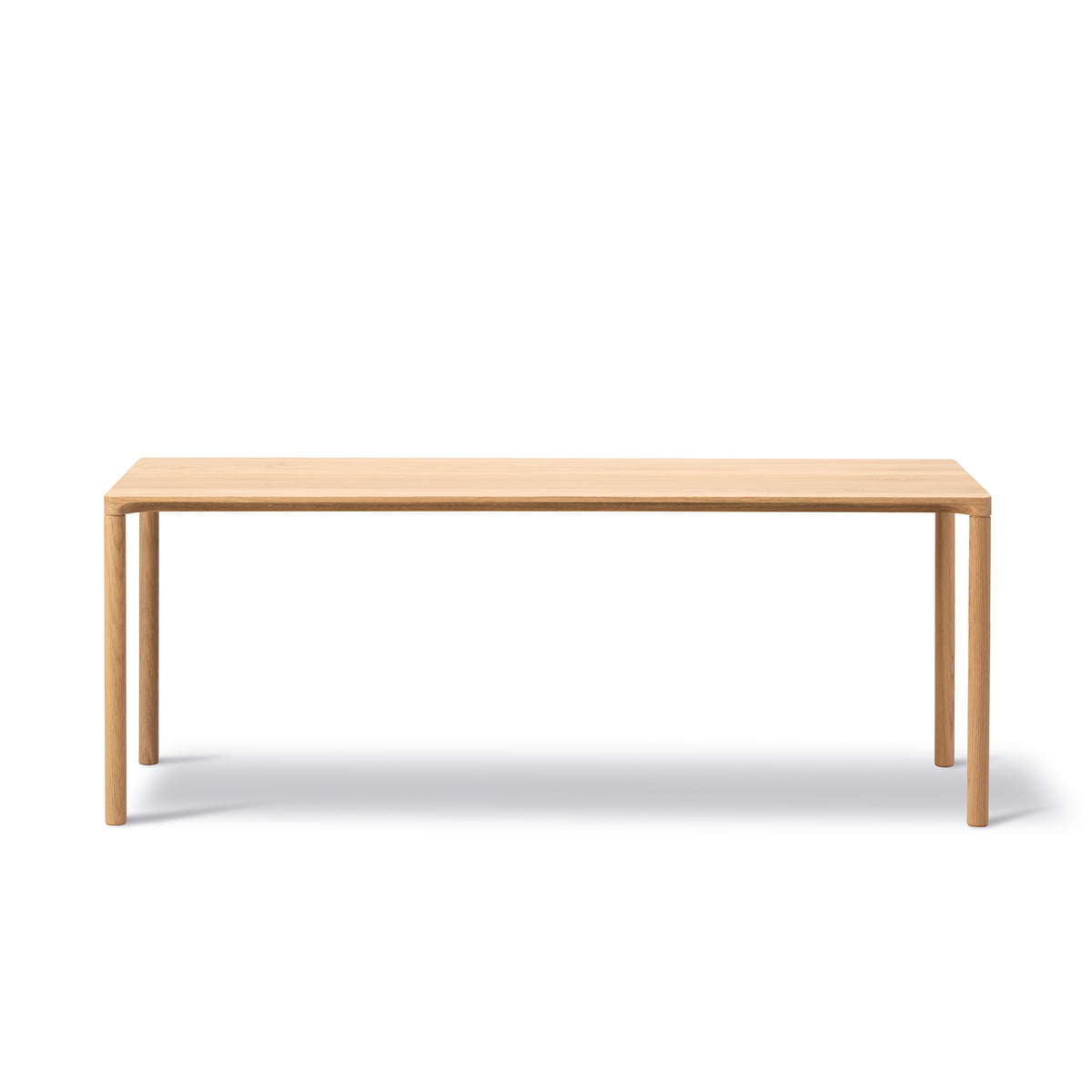 Fredericia - Piloti Table de salon, 39 x 120 cm H 41 cm, chêne huilé clair