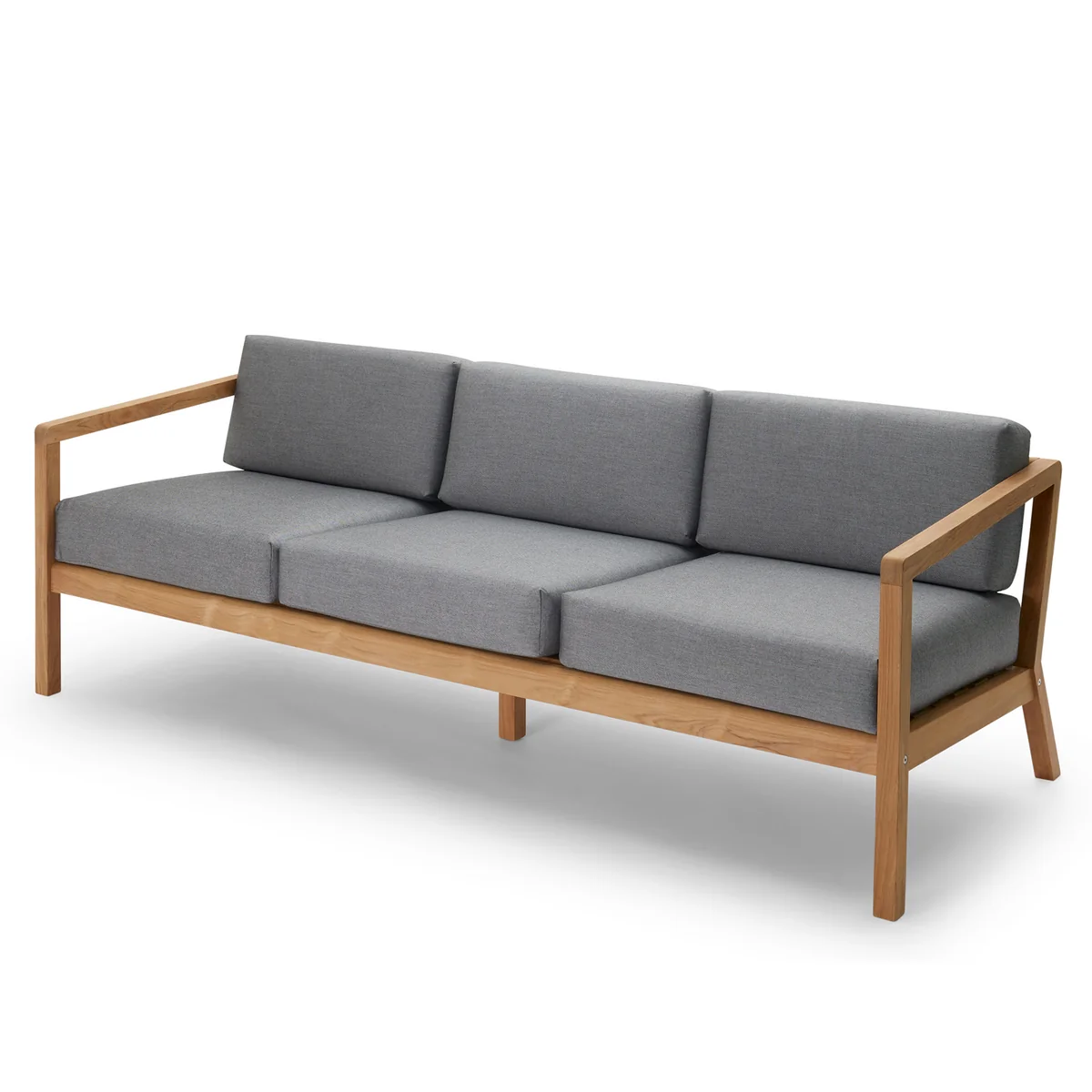 Fritz Hansen - Skagerak Virkelyst Canapé 3 places, teck / cendre Fritz Hansen - Skagerak Virkelyst Canapé 3 places, teck / cendre