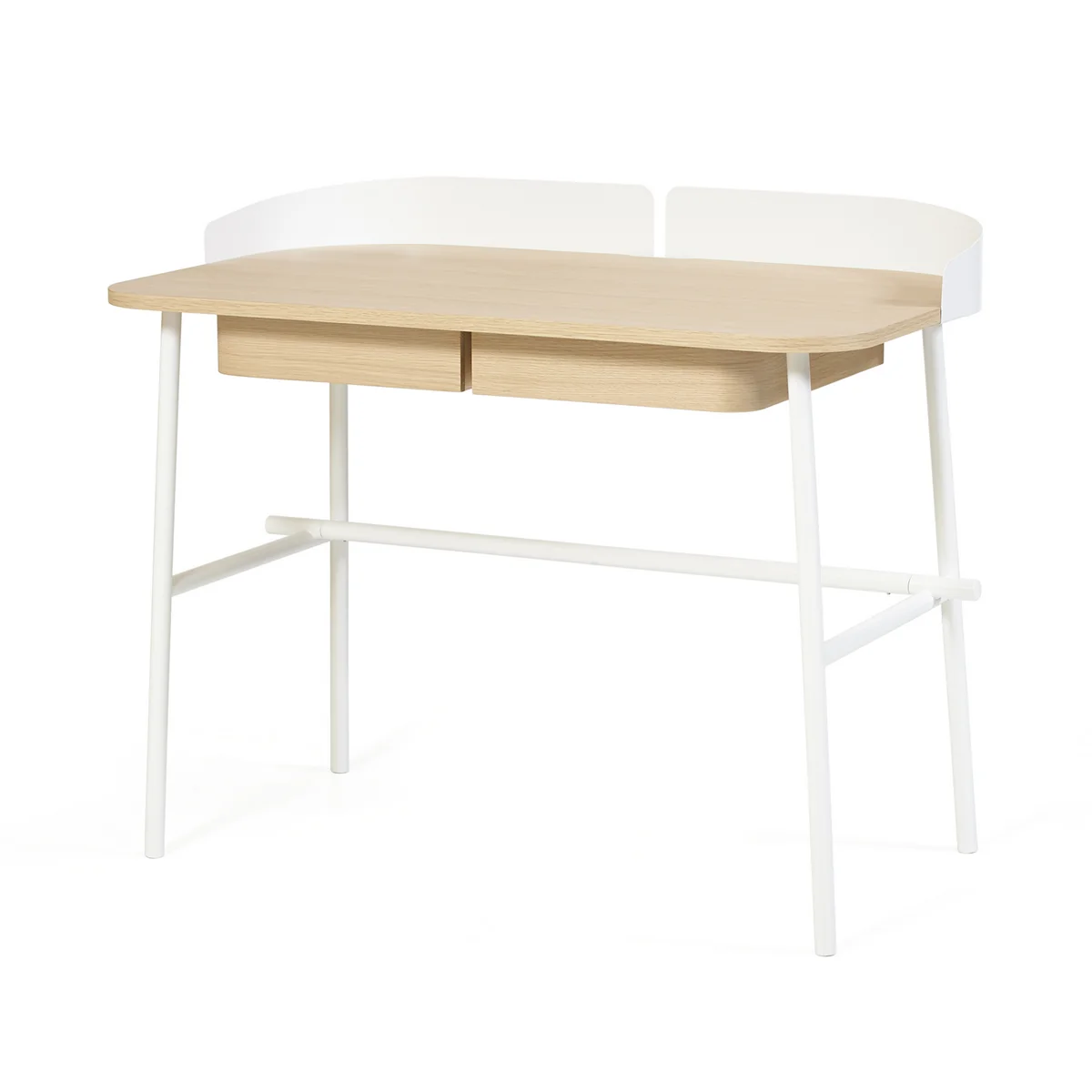 Hartô - Victor Bureau L 100 cm, chêne naturel / blanc Hartô - Victor Bureau L 100 cm, chêne naturel / blanc