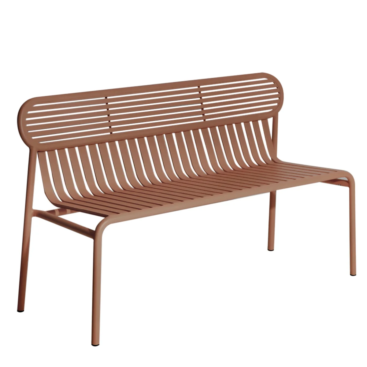 Petite Friture - Week-End Outdoor Banc, terracotta Petite Friture - Week-End Outdoor Banc, terracotta
