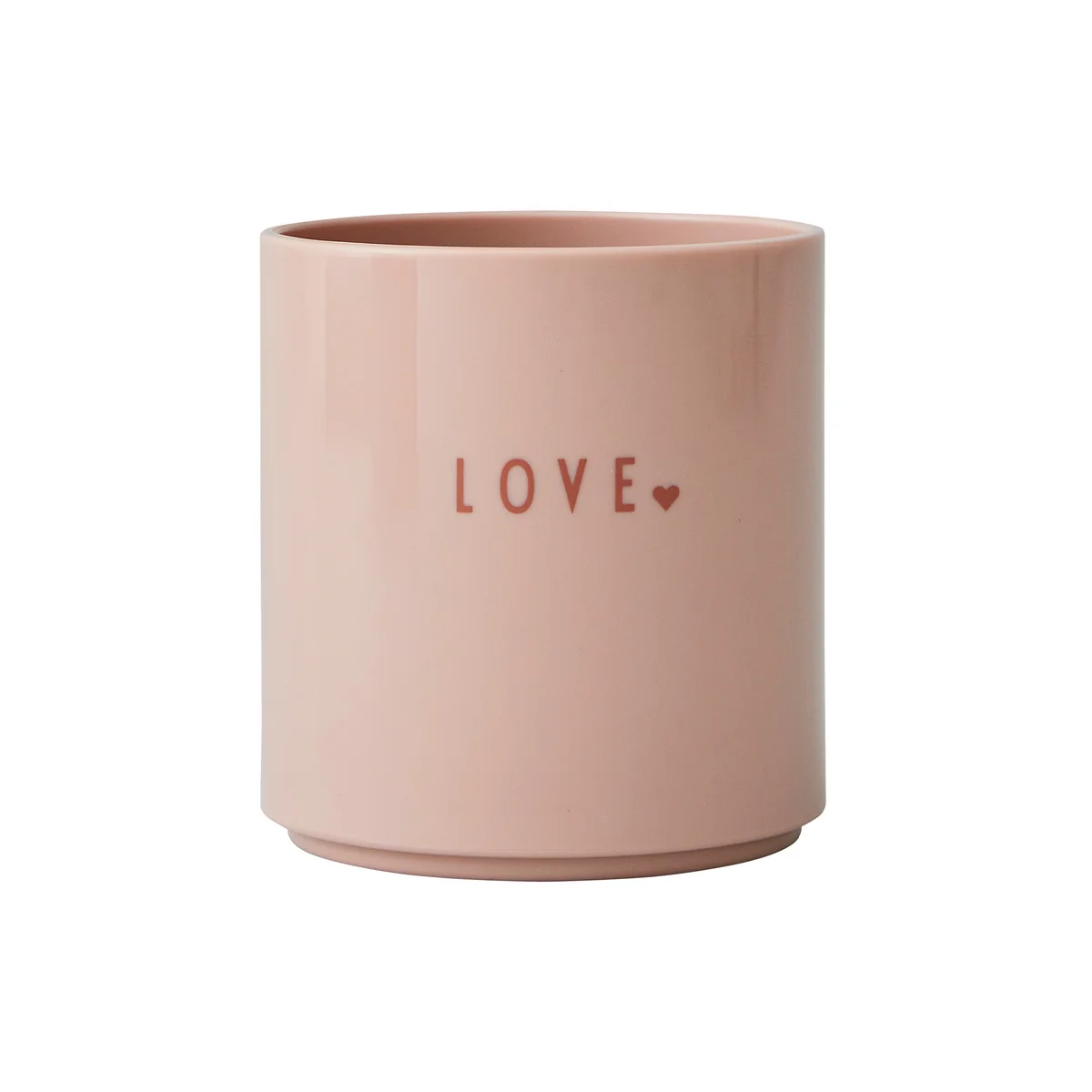 Design Letters - AJ Mini Favourite Gobelet en Tritan, Love / nude