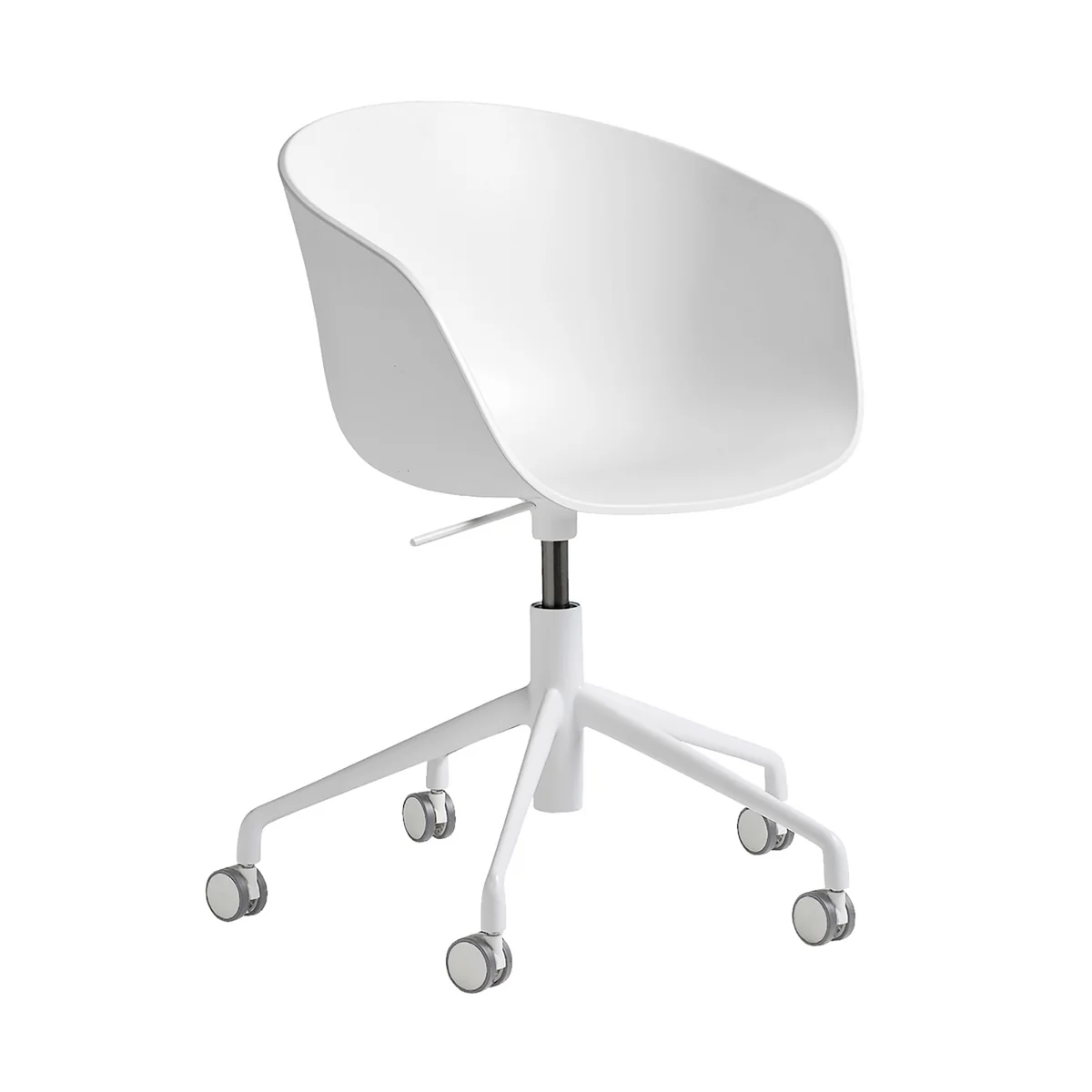 HAY - About A Chair AAC 52 avec Gaslift, aluminium blanc / white 2. 0