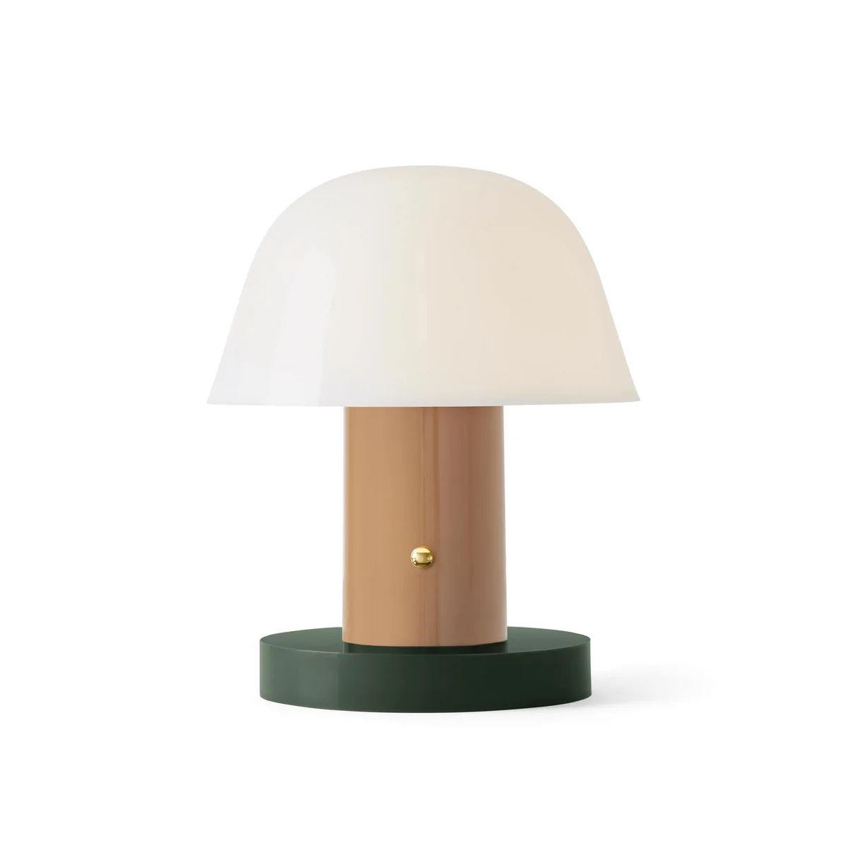 & Tradition - Setago JH27 Lampe de table à accu (LED), nude / forest & Tradition - Setago JH27 Lampe de table à accu (LED), nude / forest