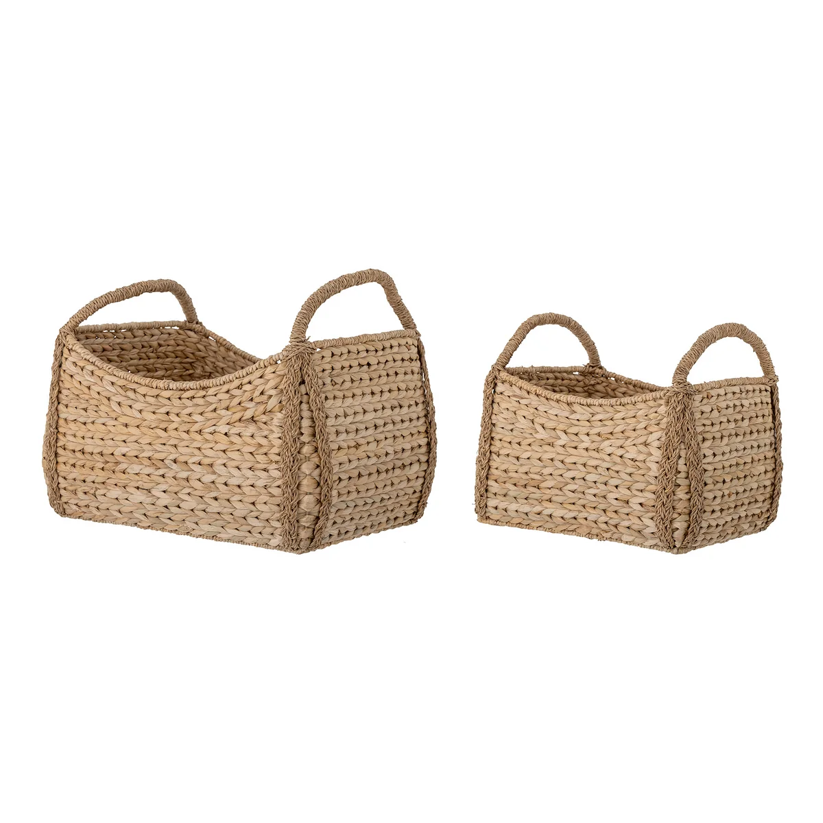 Bloomingville - Selma Corbeille, herbe bankuan naturelle (set de 2)