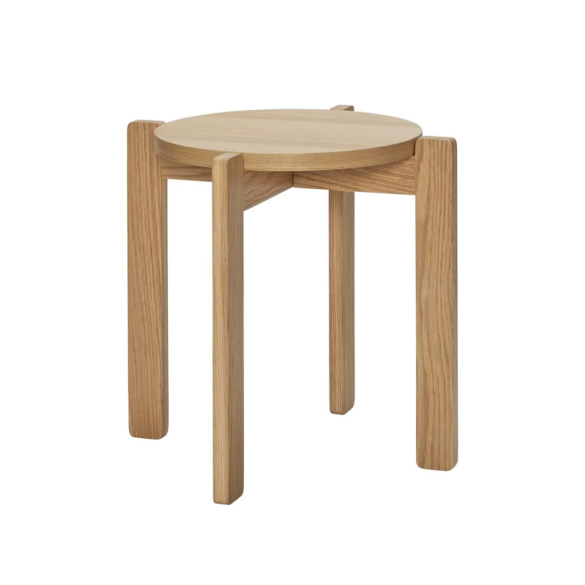 Hübsch Interior - Always Tabouret, H 42 cm, chêne Hübsch Interior - Always Tabouret, H 42 cm, chêne