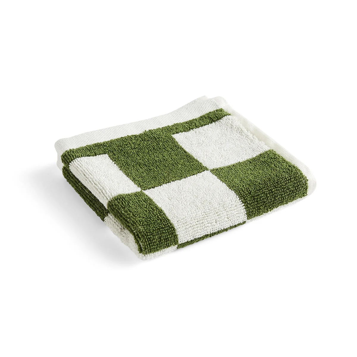 HAY - Check Gant de toilette, 30 x 30 cm, matcha HAY - Check Gant de toilette, 30 x 30 cm, matcha