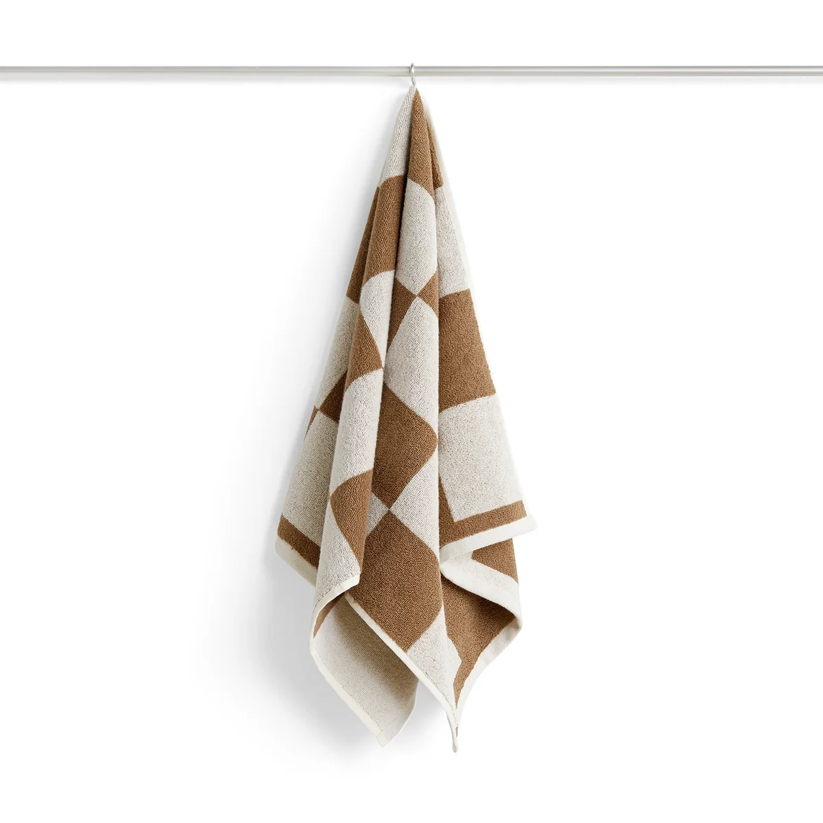 HAY - Check Serviette de bain, 50 x 90 cm, cappuccino