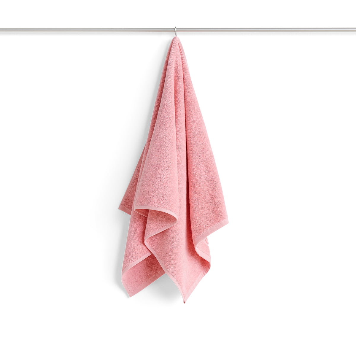 hay - mono serviette de bain, 50 x 100 cm, rose