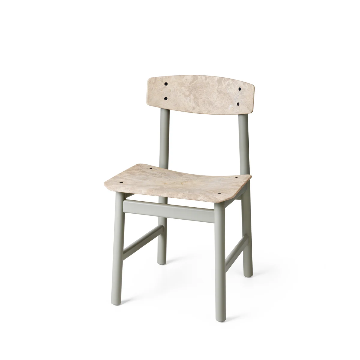Mater - BM3162 Chaise, hêtre gris / gris (Wood Waste Edition) Mater - BM3162 Chaise, hêtre gris / gris (Wood Waste Edition)
