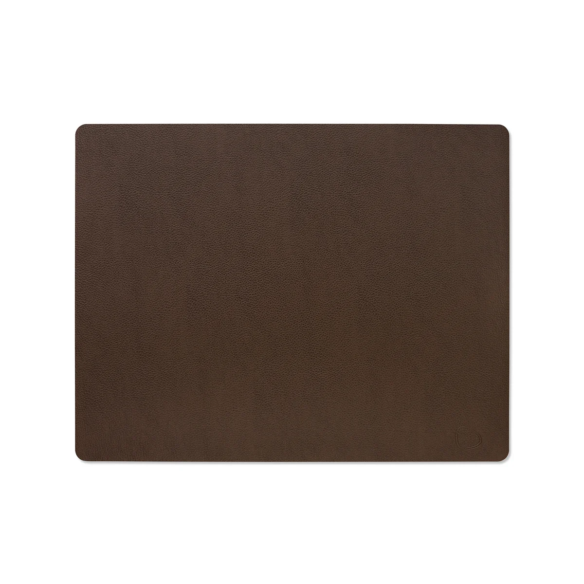 Set de table Square L de Lind DNA dans la version Serene rouge-brun