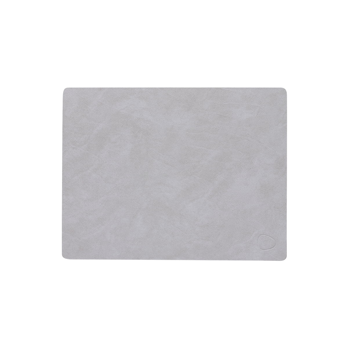 linddna - set de table square m, 3 4. 5 x 2 6. 5 cm, nupo gris clair