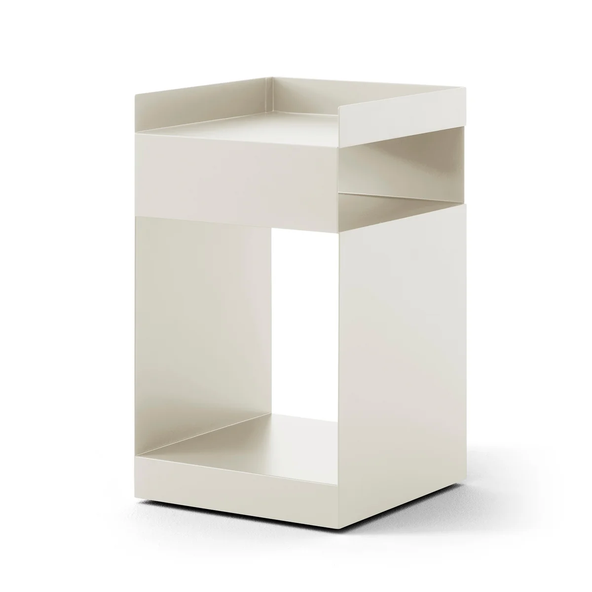 & Tradition - Rotate Table d'appoint SC73, 59 x 35 cm, acier, Ivory & Tradition - Rotate Table d'appoint SC73, 59 x 35 cm, acier, Ivory