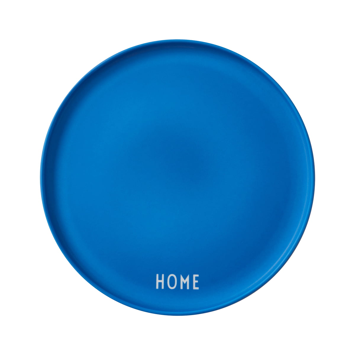 design letters - aj favourite assiette en porcelaine, home / bleu cobalt