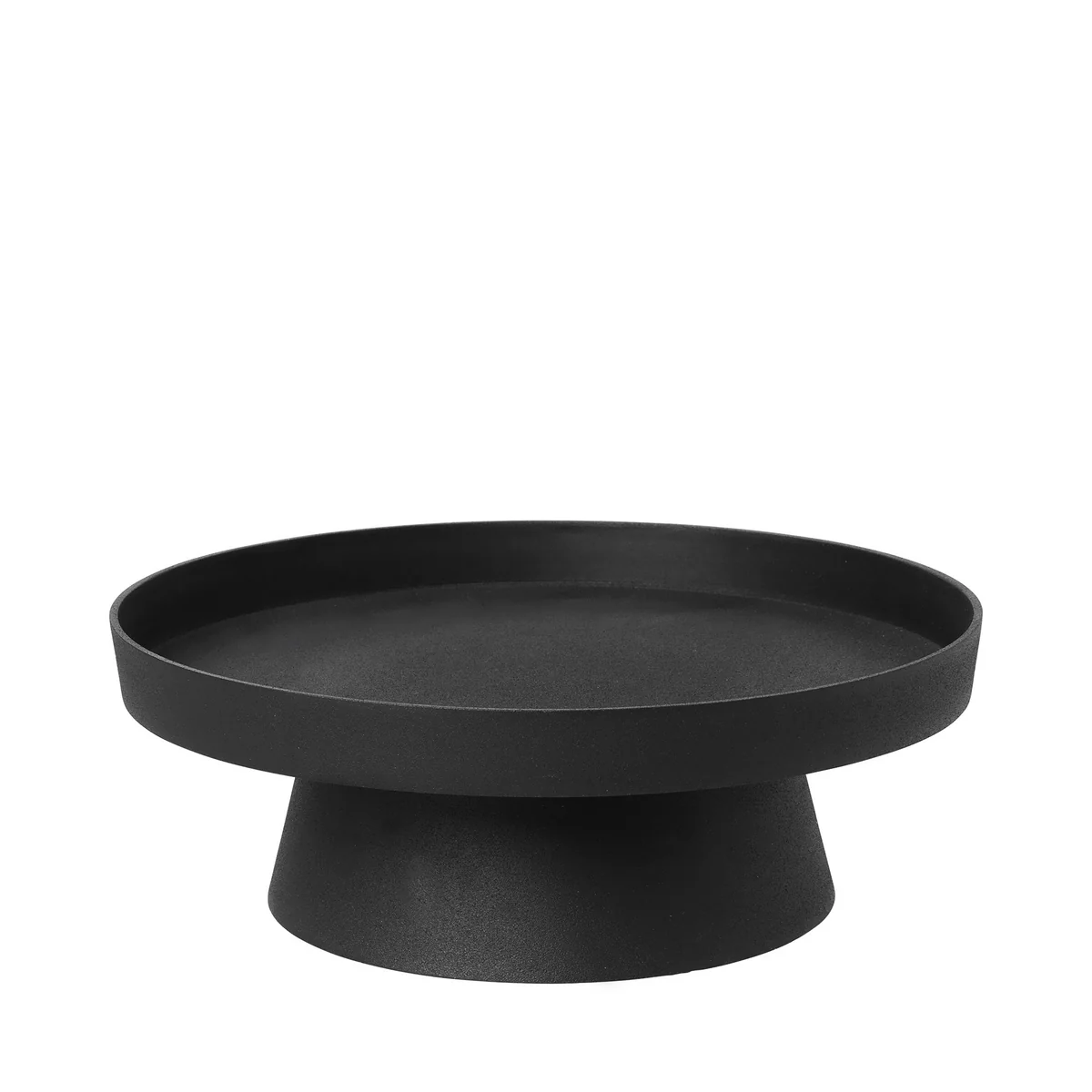 Broste Copenhagen - Holger Plateau pour bougies, Ø 35 cm, noir