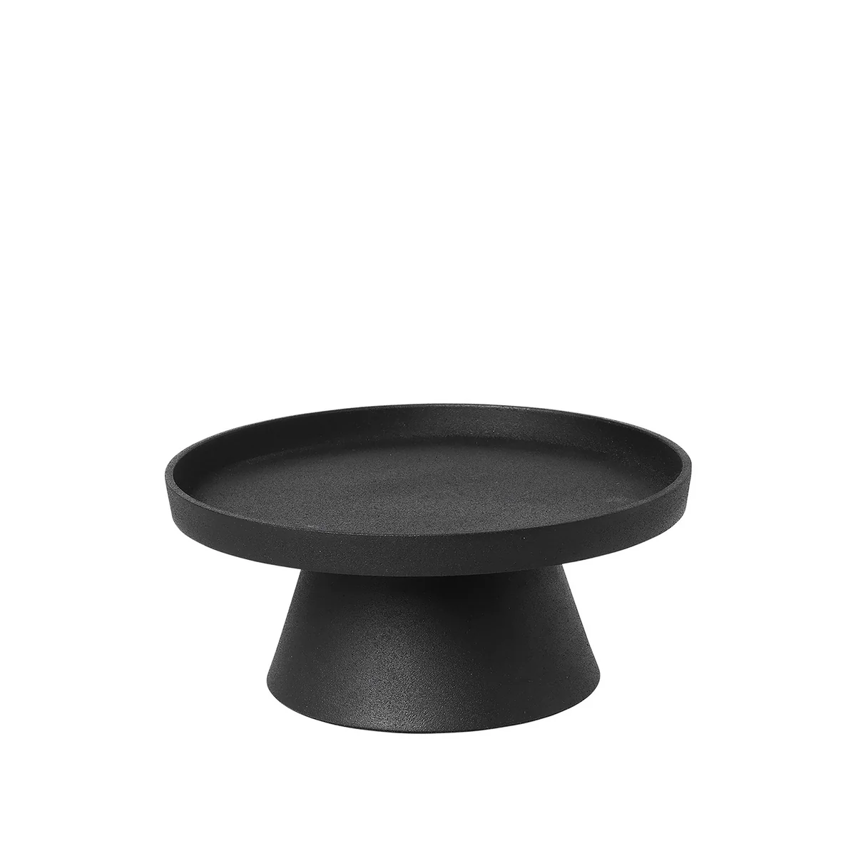 Broste Copenhagen - Holger Plateau pour bougies, Ø 24 cm, noir Broste Copenhagen - Holger Plateau pour bougies, Ø 24 cm, noir