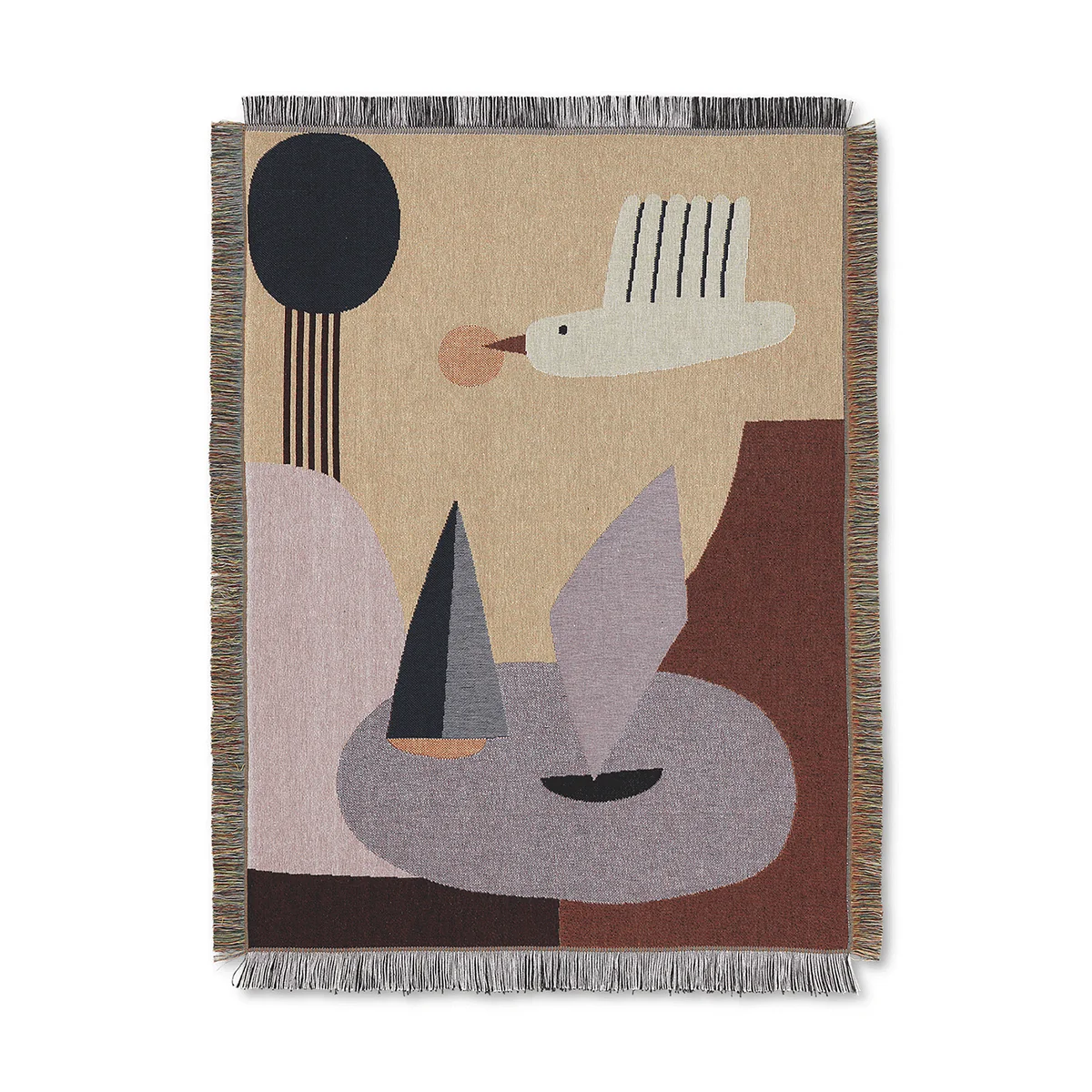 Ferm Living - Bird Couverture murale pour enfants, multi Ferm Living - Bird Couverture murale pour enfants, multi