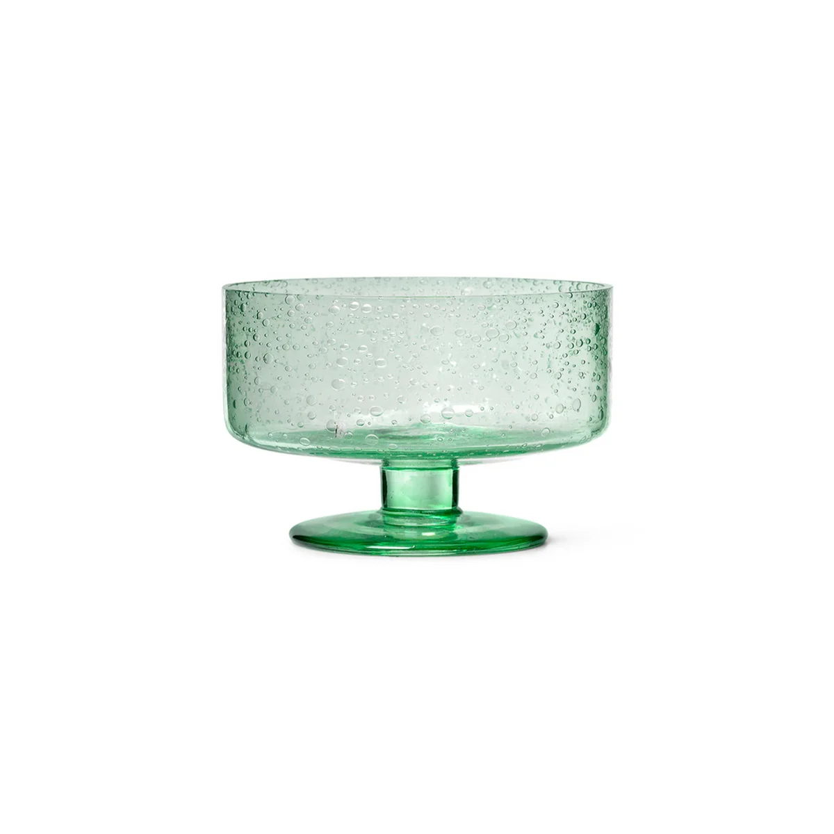 Ferm Living - Oli Coupe à dessert, recyclé transparent Ferm Living - Oli Coupe à dessert, recyclé transparent