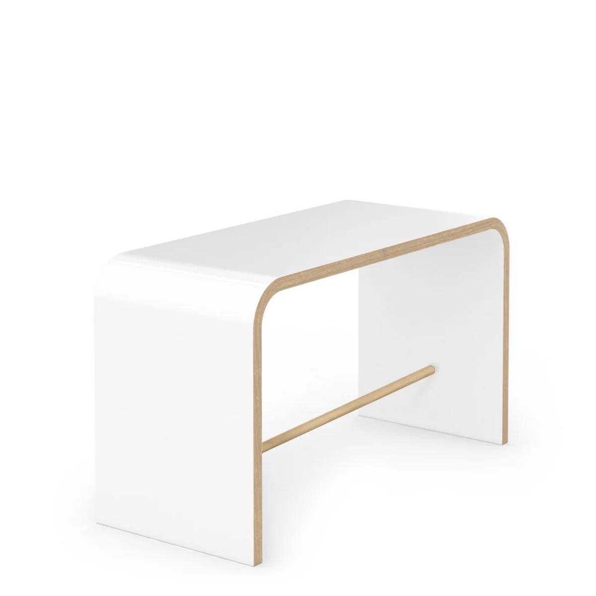 Tojo - Sit Objet siège avec barre transversale, blanc Tojo - Sit Objet siège avec barre transversale, blanc