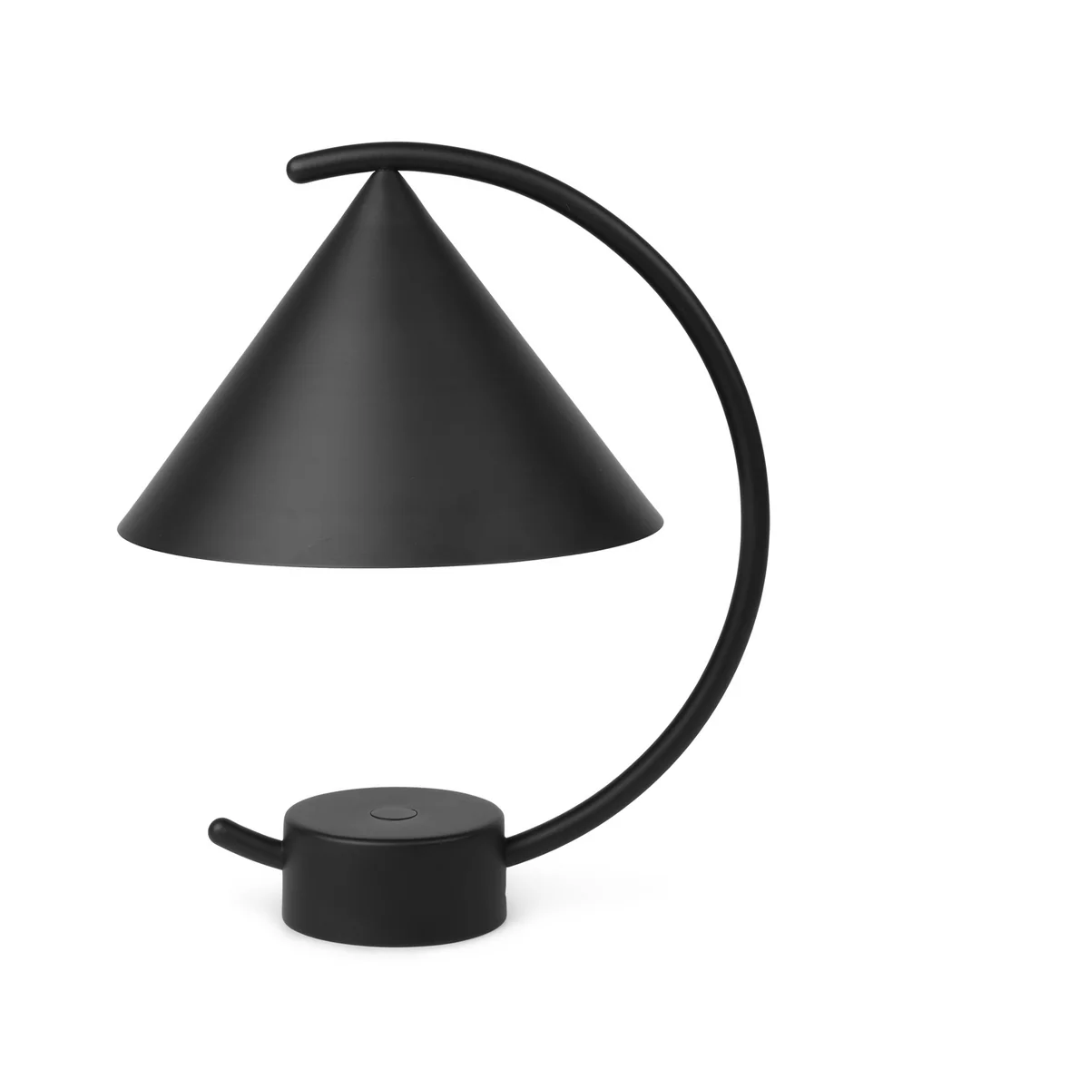Ferm Living - Meridian Lampe de table LED rechargeable, noir Ferm Living - Meridian Lampe de table LED rechargeable, noir