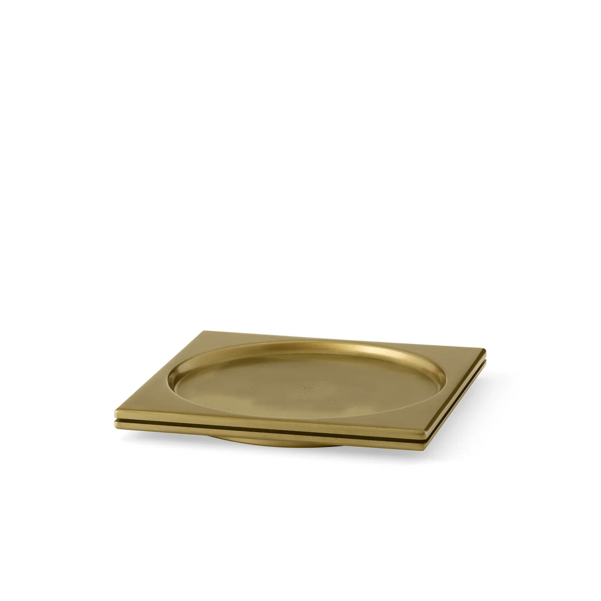 Audo - Divot Plateau, 18 x 18 cm, laiton Audo - Divot Plateau, 18 x 18 cm, laiton