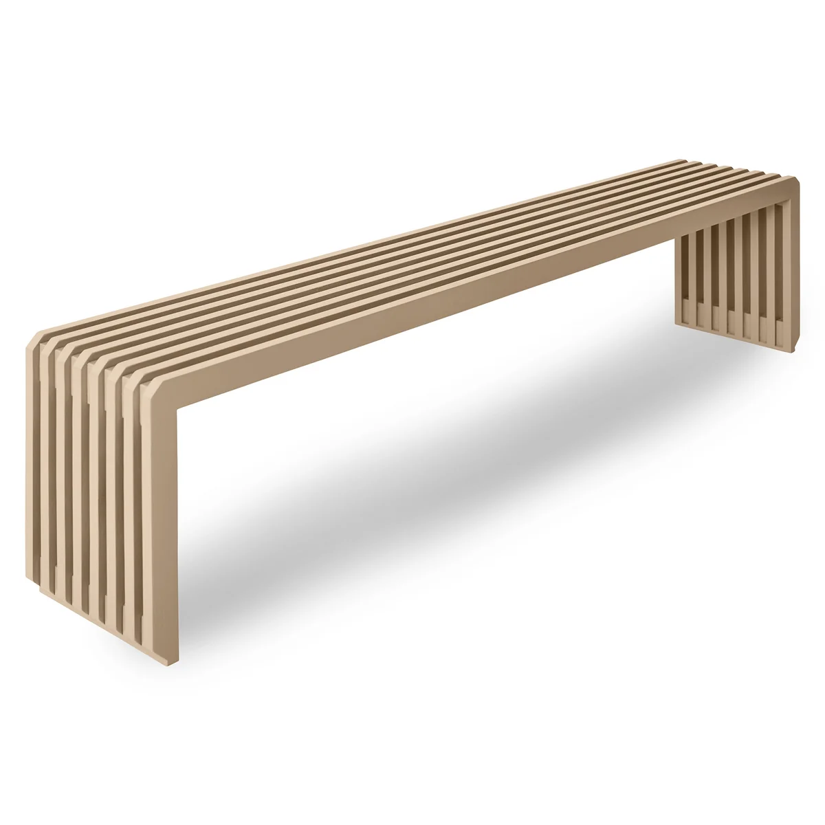 HKliving - Slatted Banc 160 cm, sable HKliving - Slatted Banc 160 cm, sable