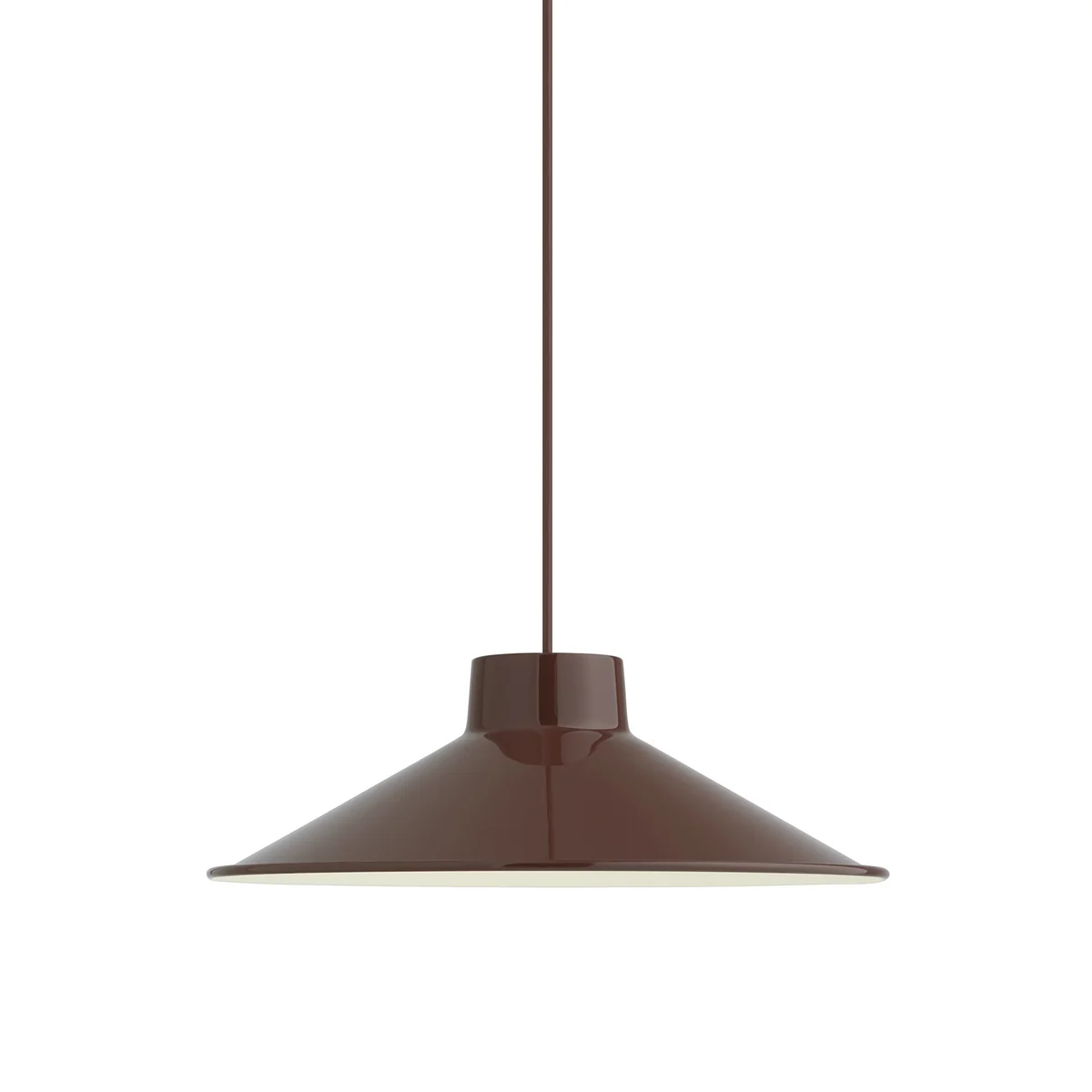 Muuto - Top Lampe LED suspendue, Ø 36 cm, deep red