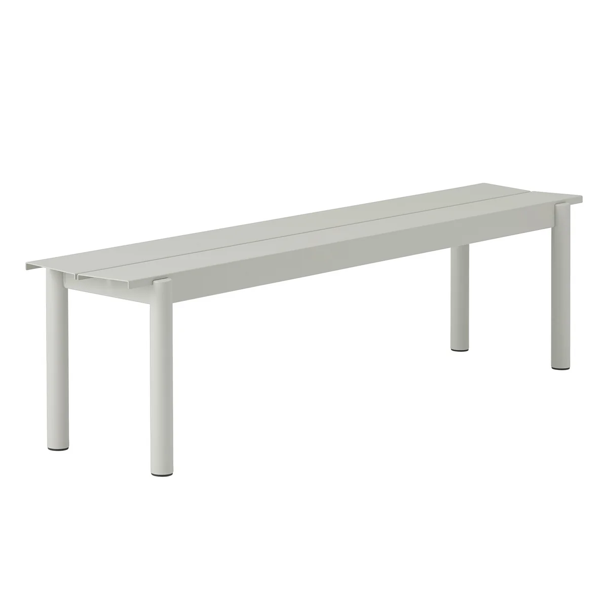Muuto - Linear Steel Banc Outdoor, 170 cm, gris Muuto - Linear Steel Banc Outdoor, 170 cm, gris
