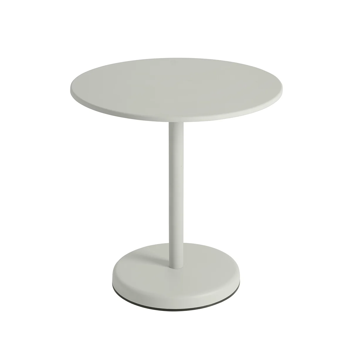 Muuto - Linear Steel Table de bistrot Outdoor, Ø 70 x H 73 cm, grise Muuto - Linear Steel Table de bistrot Outdoor, Ø 70 x H 73 cm, grise