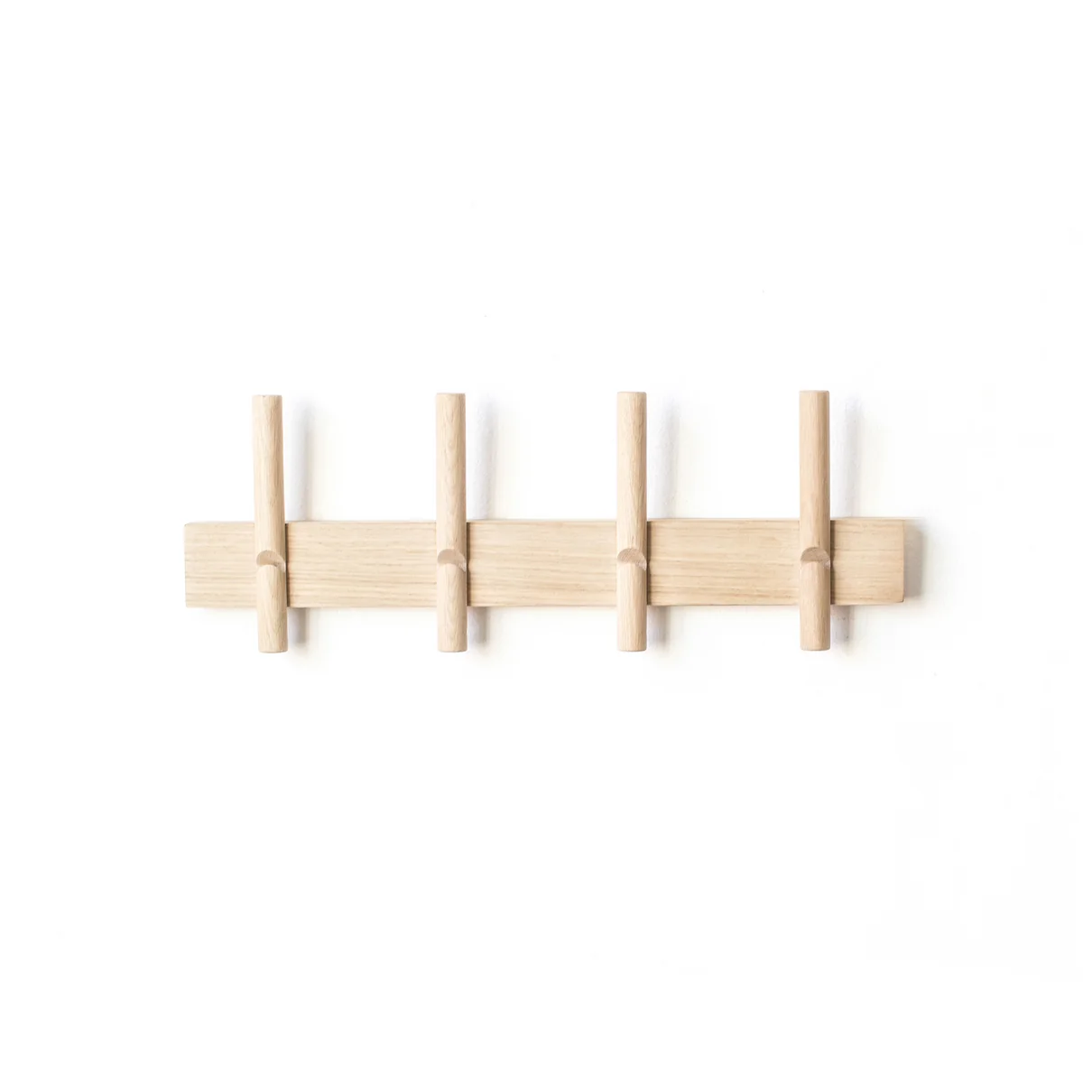 We Do Wood - Roon & Rahn Reces Portemanteau mural, 48 cm, chêne naturel We Do Wood - Roon & Rahn Reces Portemanteau mural, 48 cm, chêne naturel