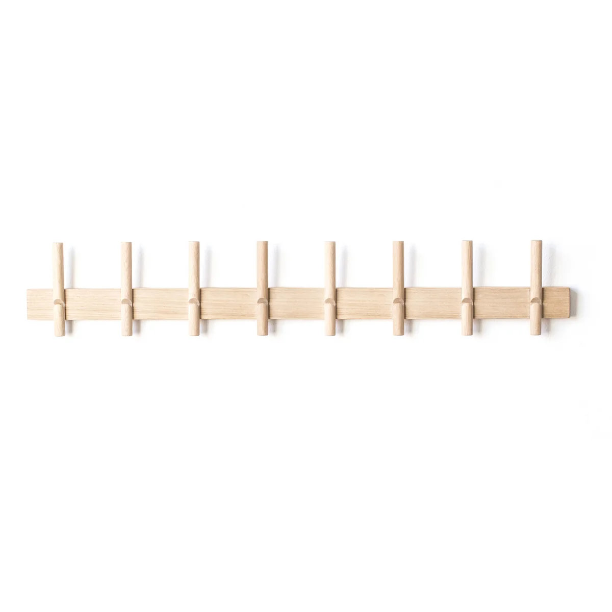 We Do Wood - Roon & Rahn Reces Portemanteau mural, 98 cm, chêne naturel