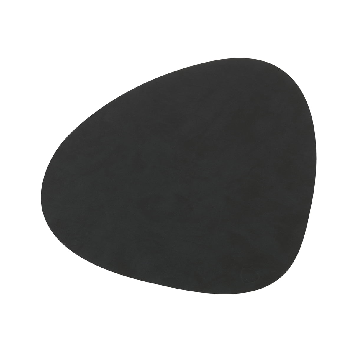 linddna - set de table curve m, 31 x 35 cm, nupo noir