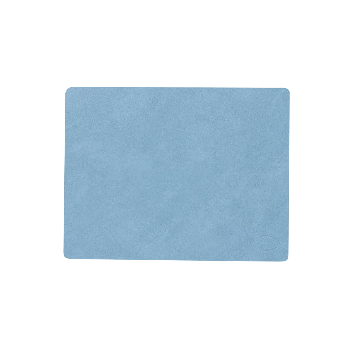 linddna - set de table square m, 3 4. 5 x 2 6. 5 cm, nupo bleu clair