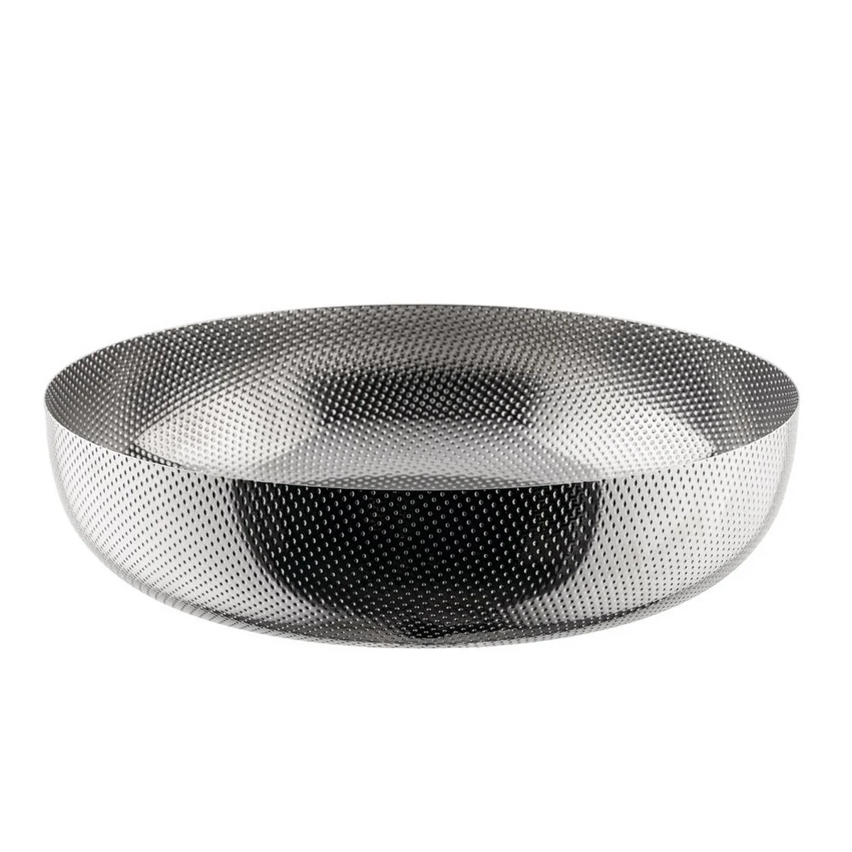 Alessi - Coupelle en osier avec décor en relief JM17, Ø 24 cm, acier inoxydable