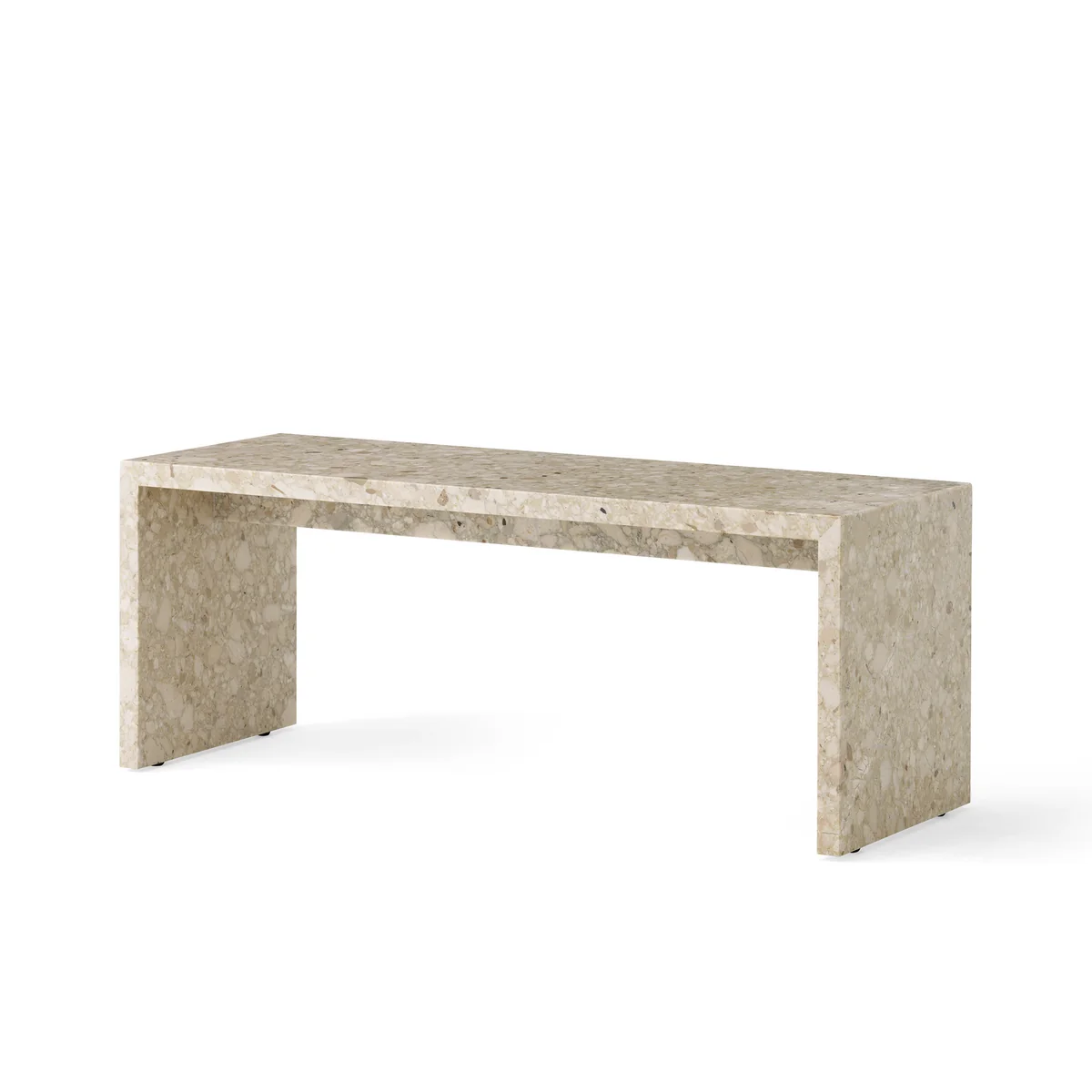 Plinth Table basse Bridge, kunis breccia de Audo