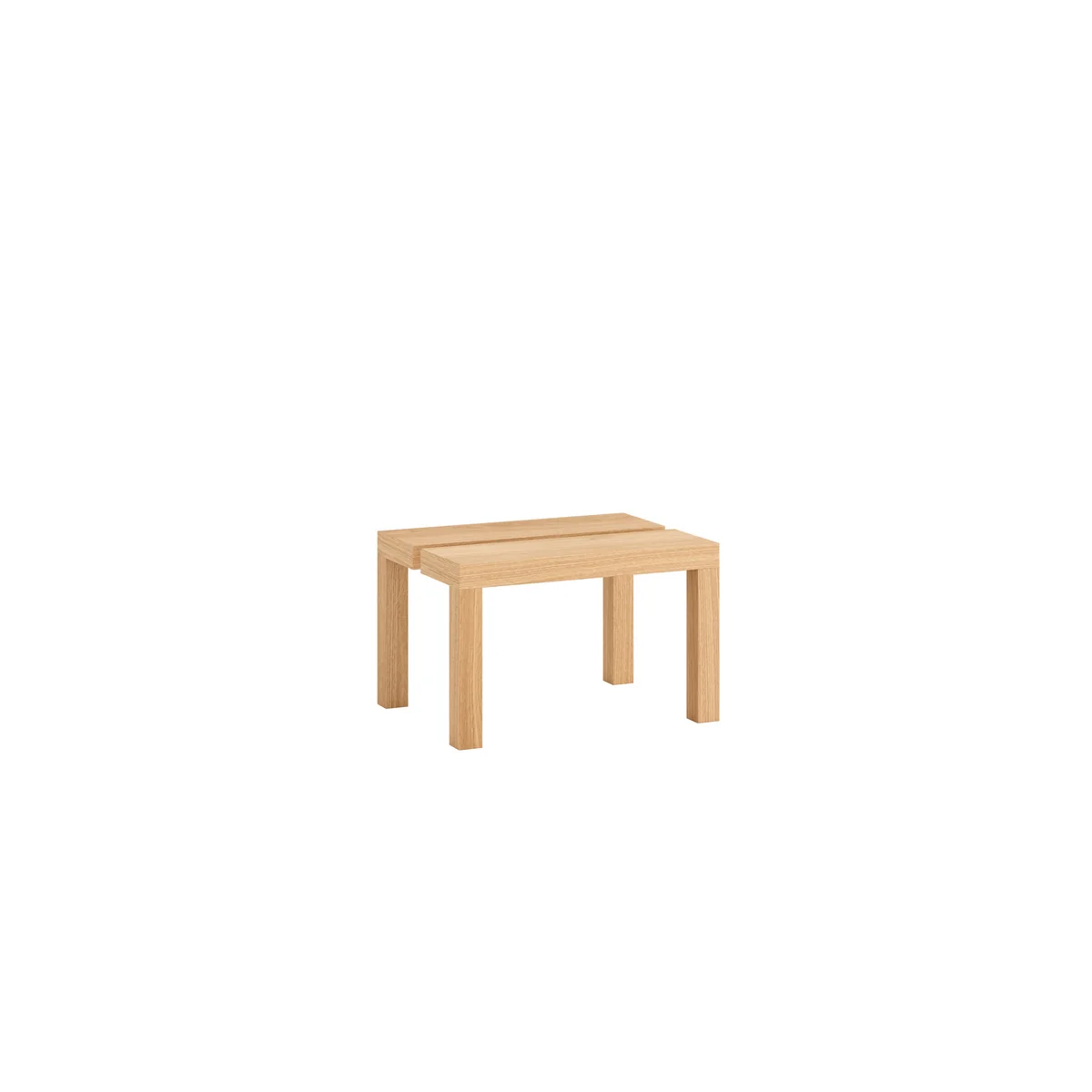 MOEBE - Peg Tabouret marchepied, H 22 cm, chêne huilé MOEBE - Peg Tabouret marchepied, H 22 cm, chêne huilé