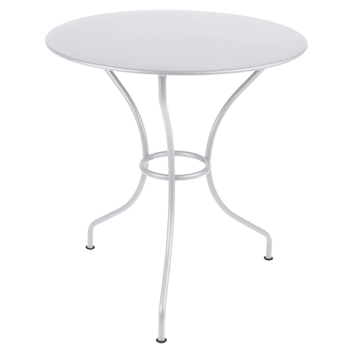 Fermob - Opéra + table de jardin, Ø 67 cm, blanc coton