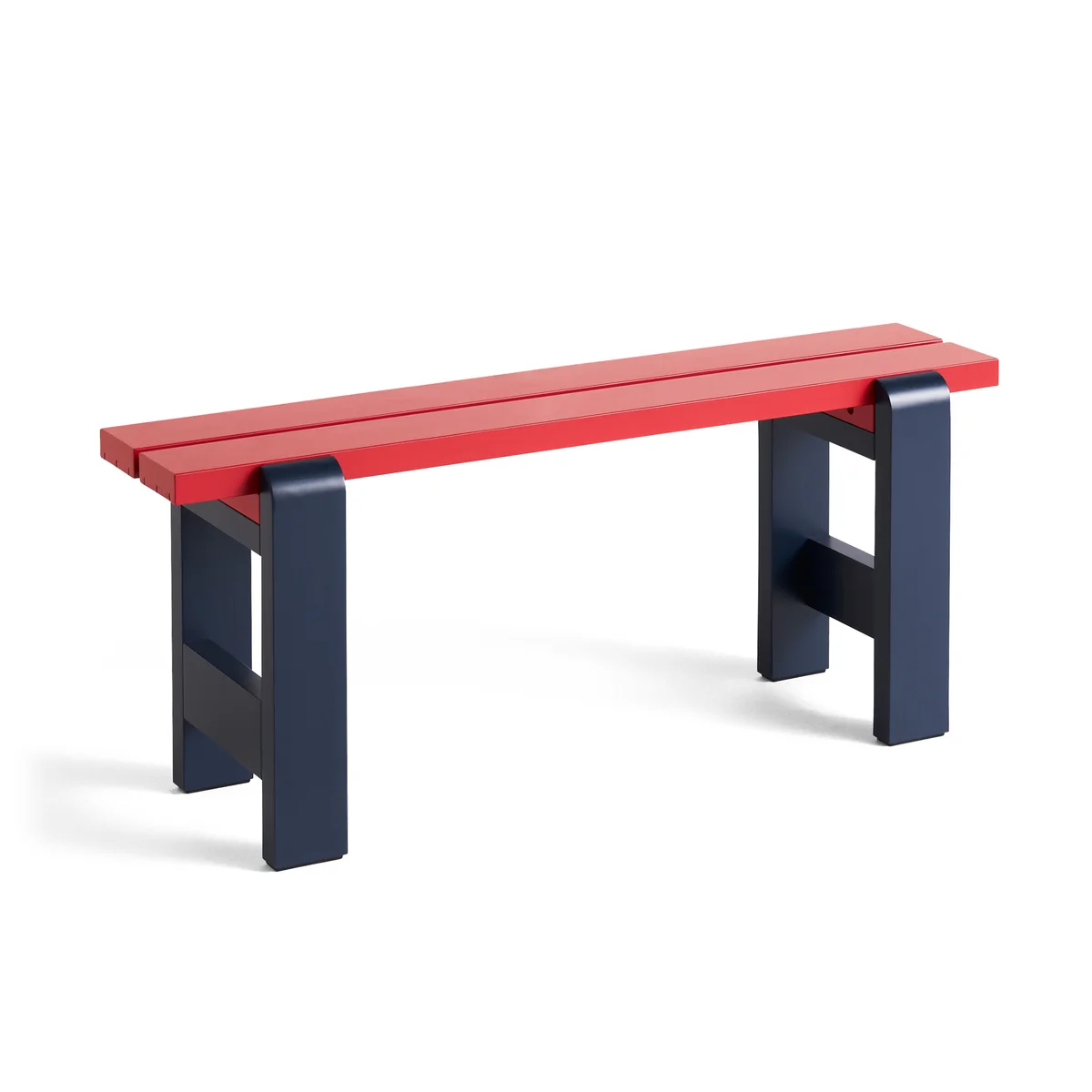 HAY - Weekday Duo Banc, L 111 cm, steel blue / wine red HAY - Weekday Duo Banc, L 111 cm, steel blue / wine red