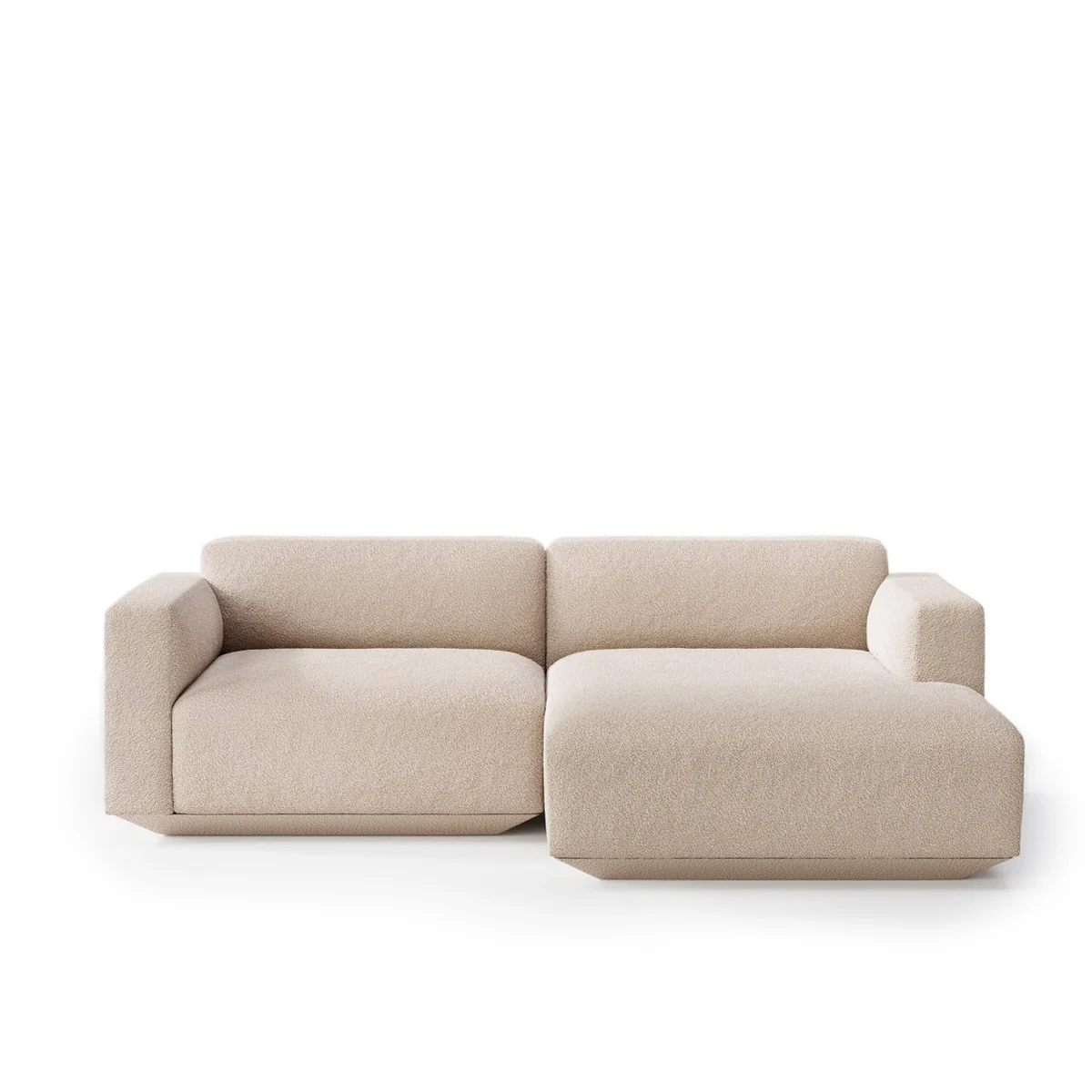 & Tradition - Develius Canapé d'angle, configuration B, beige (Karakorum 003) & Tradition - Develius Canapé d'angle, configuration B, beige (Karakorum 003)