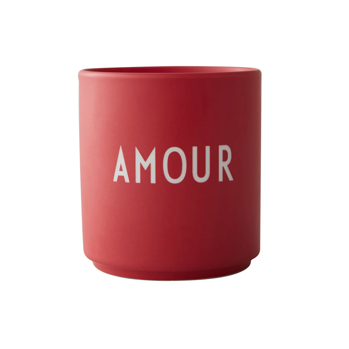 Design Letters - AJ Favourite Tasse en porcelaine, Amour / rouge Design Letters - AJ Favourite Tasse en porcelaine, Amour / rouge