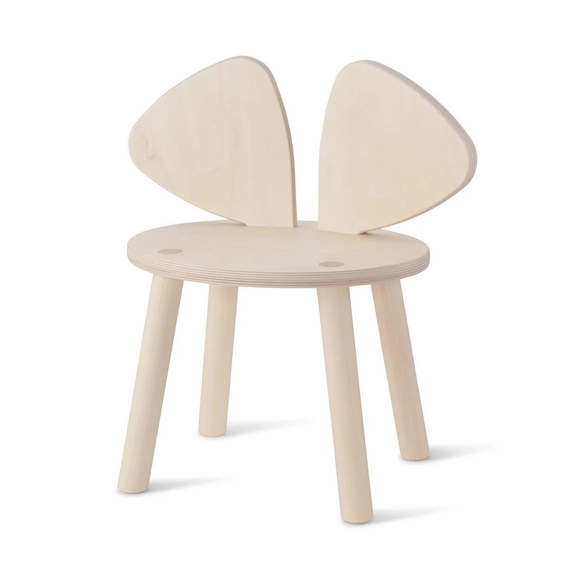 Nofred - Chaise pour enfant « Mouse », en bouleau laqué mat Nofred - Chaise pour enfant « Mouse », en bouleau laqué mat