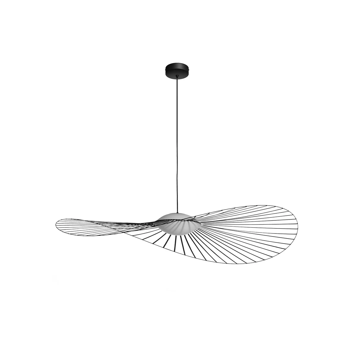 Petite Friture - Vertigo Nova LED Lampe suspendue, Ø 140 cm, noir / blanc Petite Friture - Vertigo Nova LED Lampe suspendue, Ø 140 cm, noir / blanc