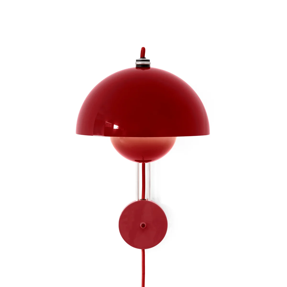 & Tradition - Flowerpot Applique murale VP8, vermillon & Tradition - Flowerpot Applique murale VP8, vermillon