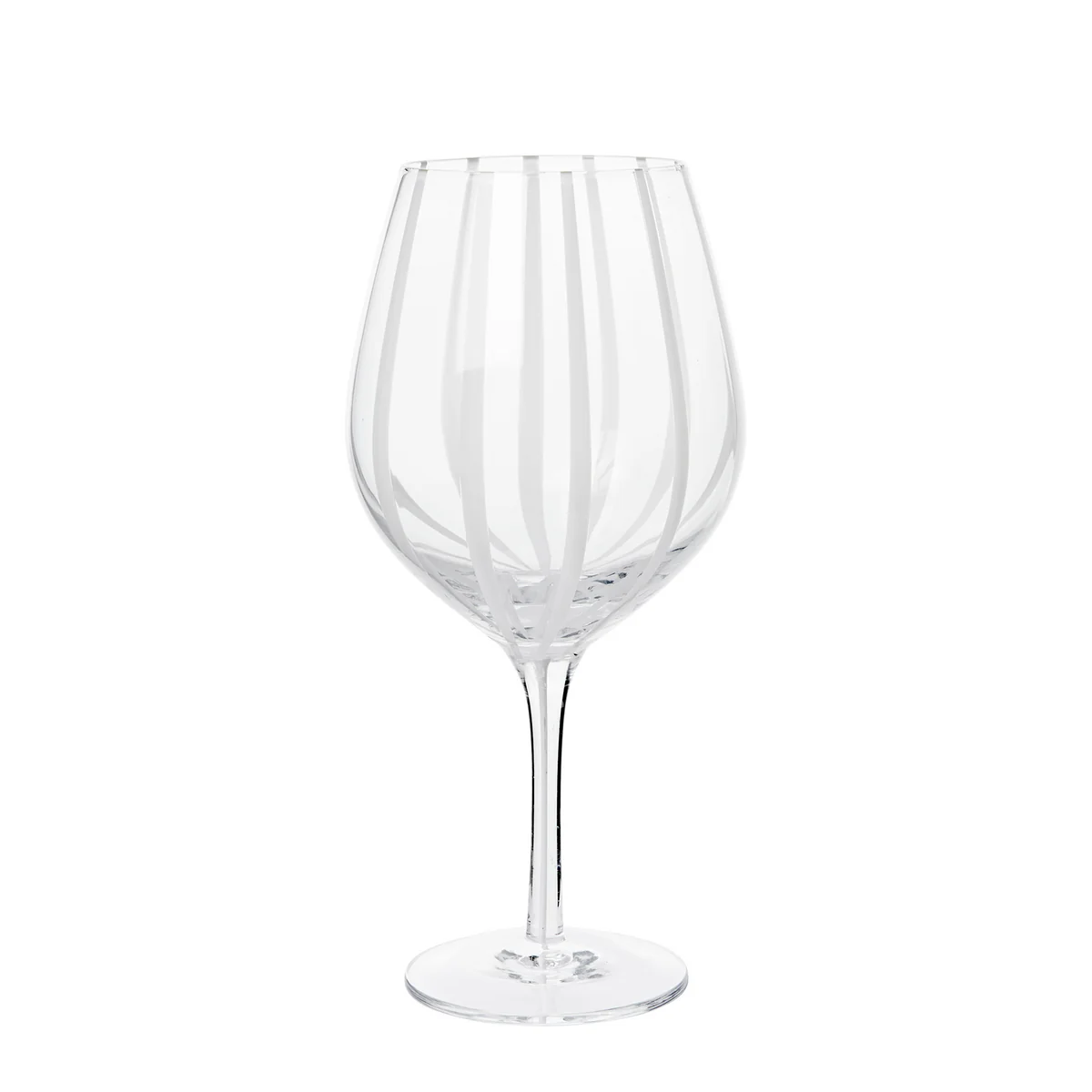 Broste Copenhagen - Stripe Verre à vin rouge