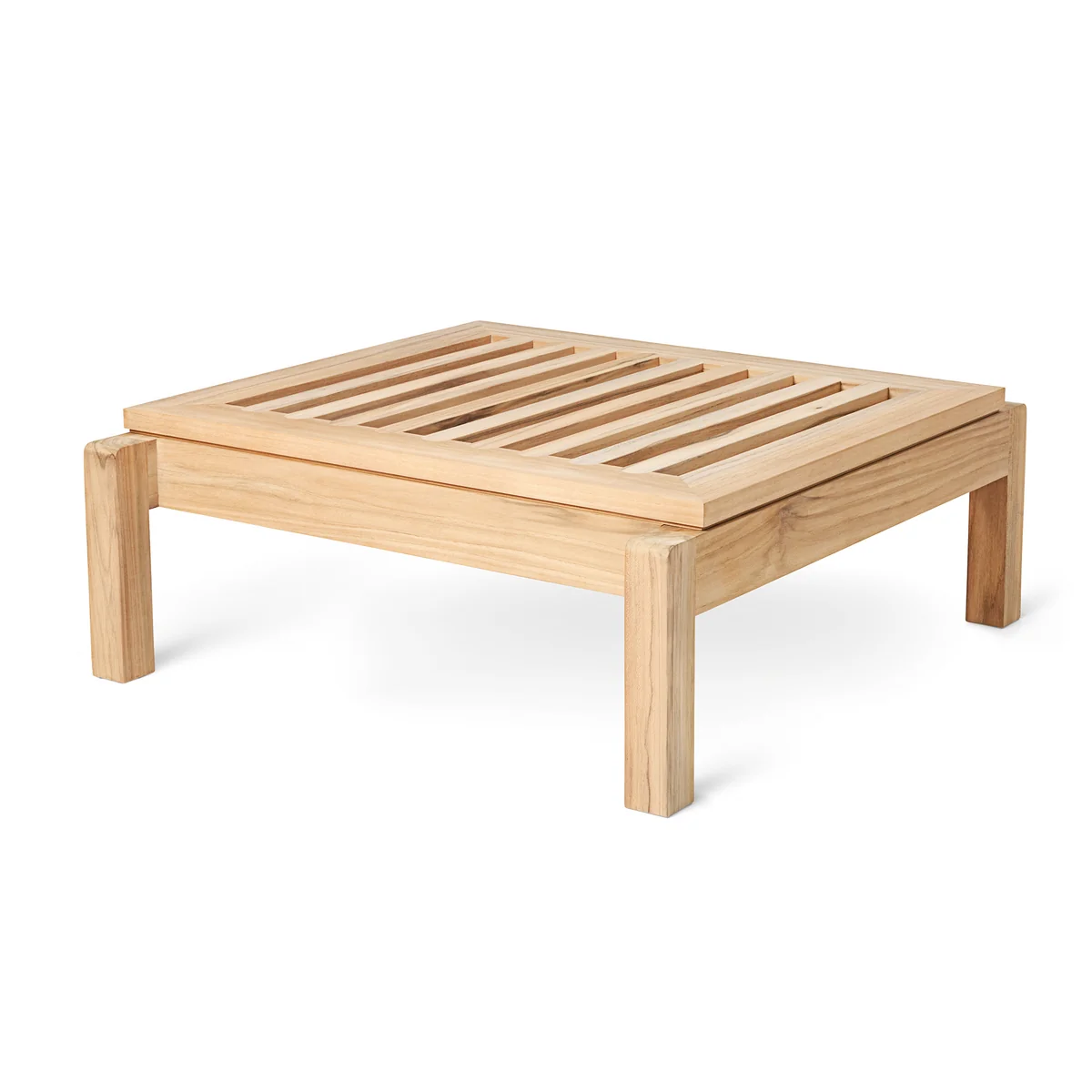 Carl Hansen - AH604 Repose-pieds pour AH604 Bain de soleil, teck non traité Carl Hansen - AH604 Repose-pieds pour AH604 Bain de soleil, teck non traité